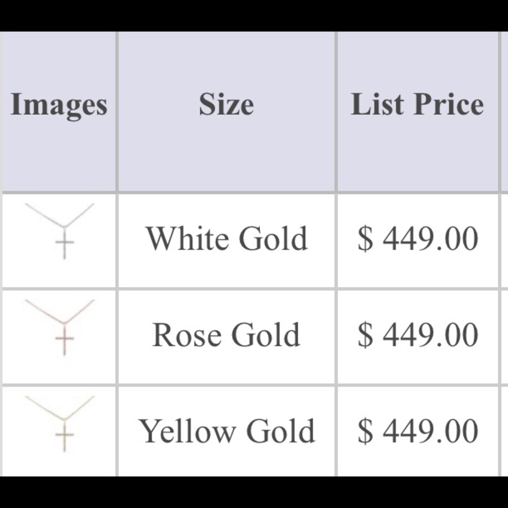 14k solid white gold SI Diamond CROSS NECKLACE NOT PLATED NOT CZ FREE APPRAISAL - Picture 4 of 8